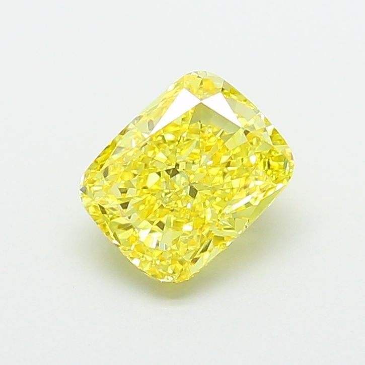 Loose Diamond - CUSHION MODIFIED 3.05ct Fancy Vivid Yellow VS1: Loose Diamond - CUSHION MODIFIED 3.05ct Fancy Vivid Yellow VS1 Source: This is a real non-mined Diamond that has been grown in a lab Shape: CUSHION MODIFIED Carats: 3.05 Color: Fancy Vivid Yellow Cert