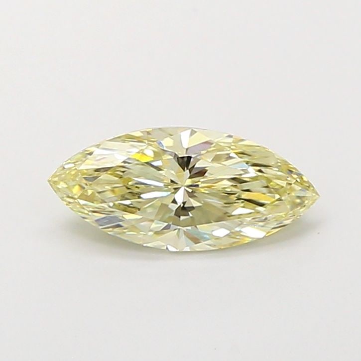 Loose Diamond - MARQUISE 1.05ct Fancy Light Yellow VVS2: Loose Diamond - MARQUISE 1.05ct Fancy Light Yellow VVS2 Source: This is a real non-mined Diamond that has been grown in a lab Shape: MARQUISE Carats: 1.05 Color: Fancy Light Yellow Certification: IGI 