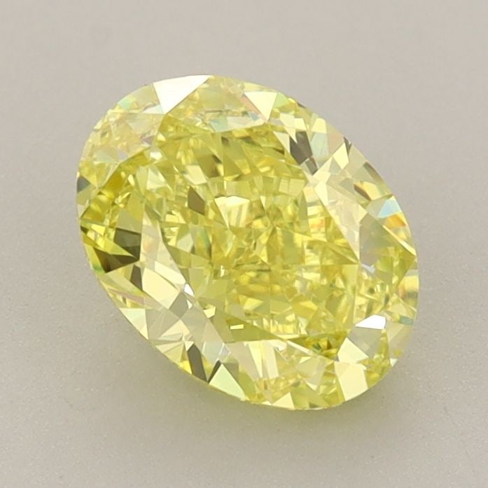 Loose Diamond - OVAL 1.36ct Fancy Vivid Yellow VS1: Loose Diamond - OVAL 1.36ct Fancy Vivid Yellow VS1 Source: This is a real non-mined Diamond that has been grown in a lab Shape: OVAL Carats: 1.36 Color: Fancy Vivid Yellow Certification: IGI Video: