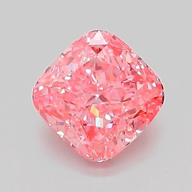 Loose Diamond - CUSHION MODIFIED 1.02ct Fancy Vivid Pink VVS2: Loose Diamond - CUSHION MODIFIED 1.02ct Fancy Vivid Pink VVS2 Source: This is a real non-mined Diamond that has been grown in a lab Shape: CUSHION MODIFIED Carats: 1.02 Color: Fancy Vivid Pink Certifi
