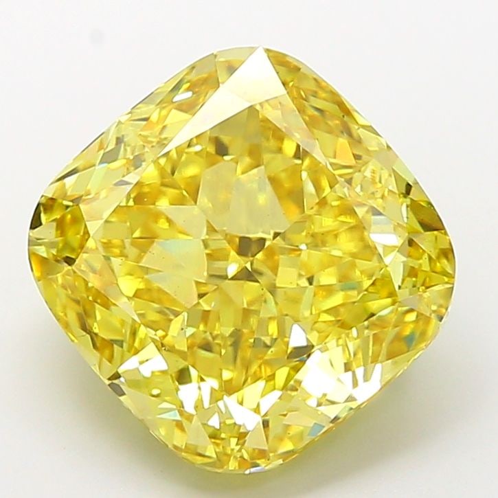 Loose Diamond - CUSHION MODIFIED 10.06ct Fancy Vivid Yellow VS2: Loose Diamond - CUSHION MODIFIED 10.06ct Fancy Vivid Yellow VS2 Source: This is a real non-mined Diamond that has been grown in a lab Shape: CUSHION MODIFIED Carats: 10.06 Color: Fancy Vivid Yellow Ce