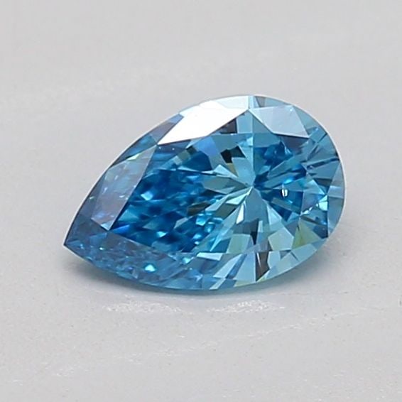 Loose Diamond - PEAR 0.25ct Fancy Vivid Blue VS1: Loose Diamond - PEAR 0.25ct Fancy Vivid Blue VS1 Source: This is a real non-mined Diamond that has been grown in a lab Shape: PEAR Carats: 0.25 Color: Fancy Vivid Blue Certification: IGI The Diamond D