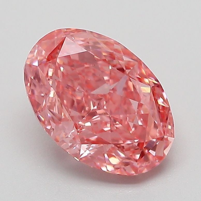 Loose Diamond - OVAL 2.05ct Fancy Vivid Pink VVS2: Loose Diamond - OVAL 2.05ct Fancy Vivid Pink VVS2 Source: This is a real non-mined Diamond that has been grown in a lab Shape: OVAL Carats: 2.05 Color: Fancy Vivid Pink Certification: IGI Video: