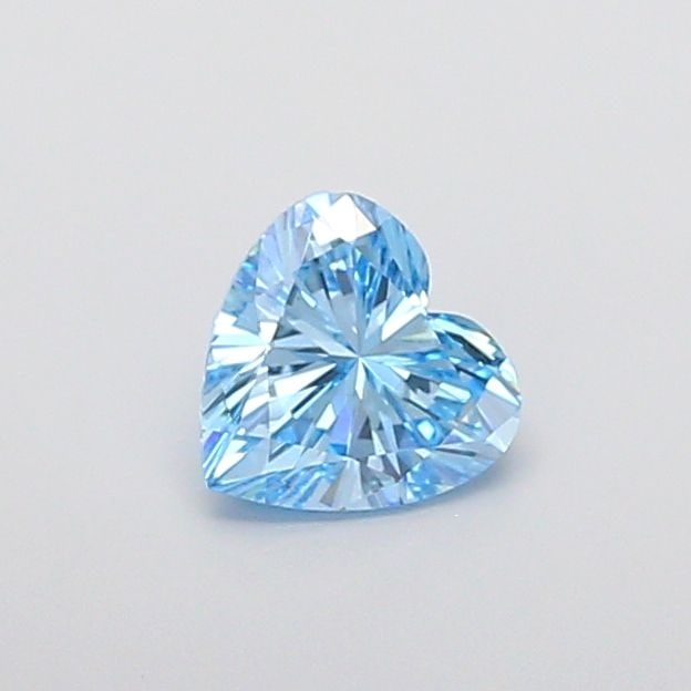 Loose Diamond - HEART 1.51ct Fancy Vivid Blue VS1: Loose Diamond - HEART 1.51ct Fancy Vivid Blue VS1 Source: This is a real non-mined Diamond that has been grown in a lab Shape: HEART Carats: 1.51 Color: Fancy Vivid Blue Certification: IGI Video: