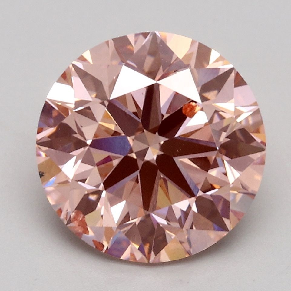 Loose Diamond - ROUND 3.03ct Fancy Intense Pink SI1: Loose Diamond - ROUND 3.03ct Fancy Intense Pink SI1 Source: This is a real non-mined Diamond that has been grown in a lab Shape: ROUND Carats: 3.03 Color: Fancy Intense Pink Certification: IGI Video: