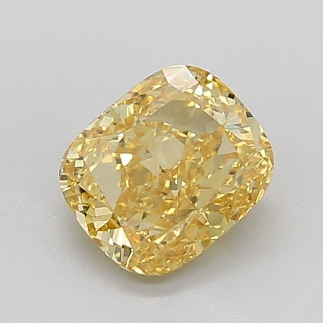 Loose Diamond - CUSHION MODIFIED 3.01ct Fancy Vivid Yellow VS1: Loose Diamond - CUSHION MODIFIED 3.01ct Fancy Vivid Yellow VS1 Source: This is a real non-mined Diamond that has been grown in a lab Shape: CUSHION MODIFIED Carats: 3.01 Color: Fancy Vivid Yellow Cert