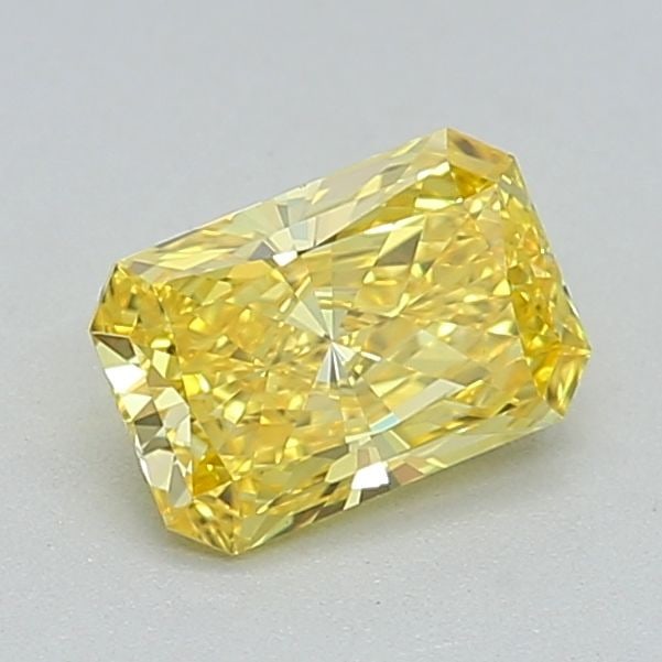 Loose Diamond - RADIANT 0.53ct Fancy Vivid Yellow VVS1: Loose Diamond - RADIANT 0.53ct Fancy Vivid Yellow VVS1 Source: This is a real non-mined Diamond that has been grown in a lab Shape: RADIANT Carats: 0.53 Color: Fancy Vivid Yellow Certification: IGI Vi