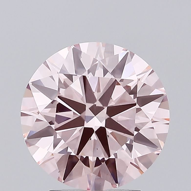 Ideal Loose Diamond - ROUND 2.5ct Fancy Intense Pink VS1: Ideal Loose Diamond - ROUND 2.5ct Fancy Intense Pink VS1 Source: This is a real non-mined Diamond that has been grown in a lab Shape: ROUND Carats: 2.5 Color: Fancy Intense Pink Certification: IGI Vid