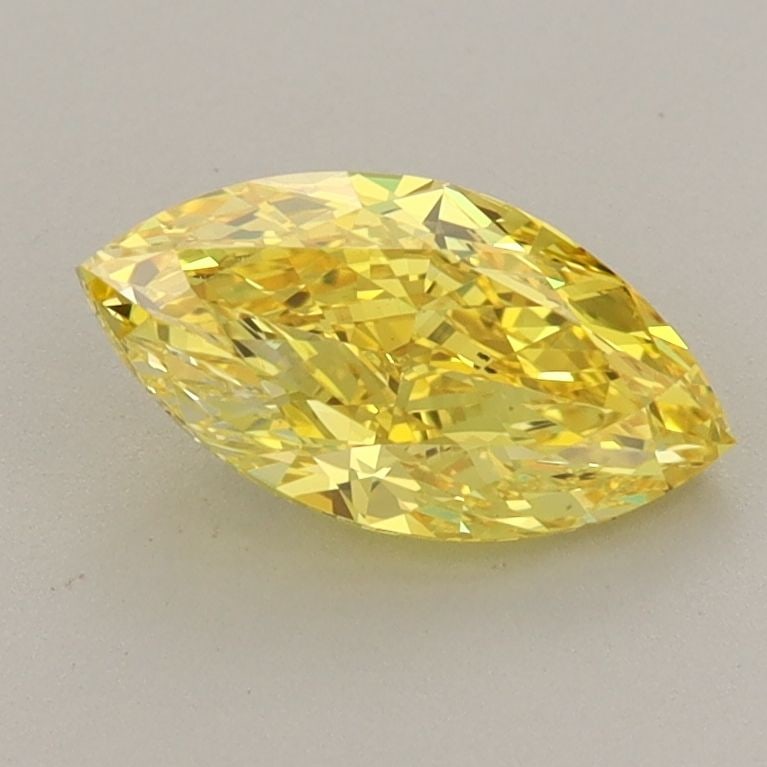 Loose Diamond - MARQUISE 1.13ct Fancy Vivid Yellow VVS2: Loose Diamond - MARQUISE 1.13ct Fancy Vivid Yellow VVS2 Source: This is a real non-mined Diamond that has been grown in a lab Shape: MARQUISE Carats: 1.13 Color: Fancy Vivid Yellow Certification: IGI 