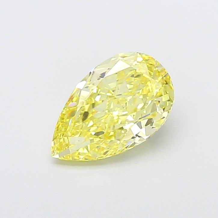 Loose Diamond - PEAR 2.16ct Fancy Intense Yellow VS1: Loose Diamond - PEAR 2.16ct Fancy Intense Yellow VS1 Source: This is a real non-mined Diamond that has been grown in a lab Shape: PEAR Carats: 2.16 Color: Fancy Intense Yellow Certification: IGI Video