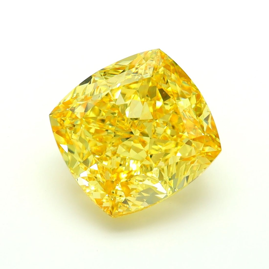 Loose Diamond - CUSHION MODIFIED 6.05ct Fancy Vivid Yellow VS1: Loose Diamond - CUSHION MODIFIED 6.05ct Fancy Vivid Yellow VS1 Source: This is a real non-mined Diamond that has been grown in a lab Shape: CUSHION MODIFIED Carats: 6.05 Color: Fancy Vivid Yellow Cert
