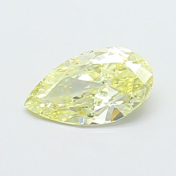 Loose Diamond - PEAR 0.48ct Fancy Light Yellow VVS2: Loose Diamond - PEAR 0.48ct Fancy Light Yellow VVS2 Source: This is a real non-mined Diamond that has been grown in a lab Shape: PEAR Carats: 0.48 Color: Fancy Light Yellow Certification: IGI Video: