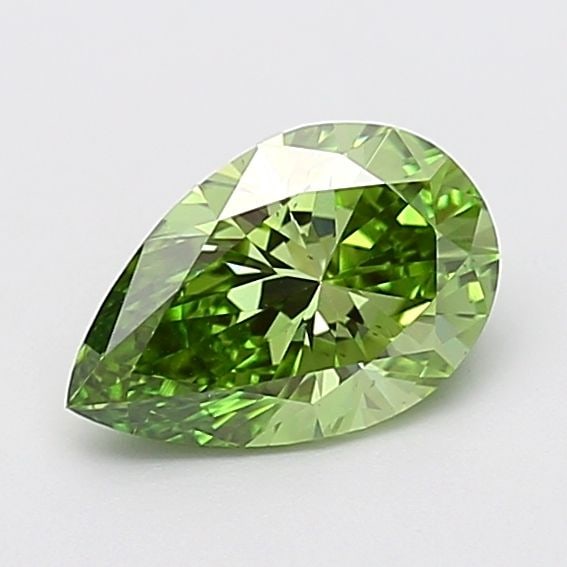 Loose Diamond - PEAR 1.51ct Fancy Vivid Green VS1: Loose Diamond - PEAR 1.51ct Fancy Vivid Green VS1 Source: This is a real non-mined Diamond that has been grown in a lab Shape: PEAR Carats: 1.51 Color: Fancy Vivid Green Certification: IGI Video: