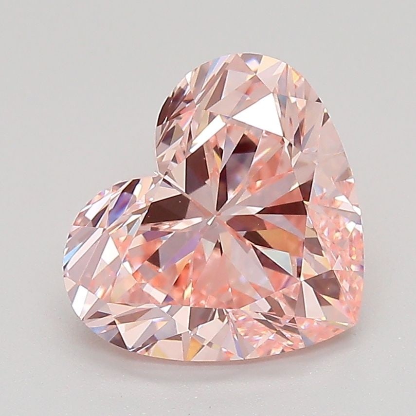 Loose Diamond - HEART 2.55ct Fancy Intense Pink VVS2: Loose Diamond - HEART 2.55ct Fancy Intense Pink VVS2 Source: This is a real non-mined Diamond that has been grown in a lab Shape: HEART Carats: 2.55 Color: Fancy Intense Pink Certification: IGI Video: