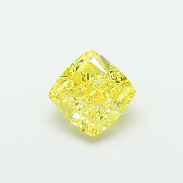 Loose Diamond - CUSHION MODIFIED 3.09ct Fancy Vivid Yellow VVS2: Loose Diamond - CUSHION MODIFIED 3.09ct Fancy Vivid Yellow VVS2 Source: This is a real non-mined Diamond that has been grown in a lab Shape: CUSHION MODIFIED Carats: 3.09 Color: Fancy Vivid Yellow Cer