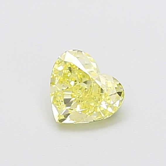 Loose Diamond - HEART 0.6ct Fancy Intense Yellow VVS2: Loose Diamond - HEART 0.6ct Fancy Intense Yellow VVS2 Source: This is a real non-mined Diamond that has been grown in a lab Shape: HEART Carats: 0.6 Color: Fancy Intense Yellow Certification: IGI Vide