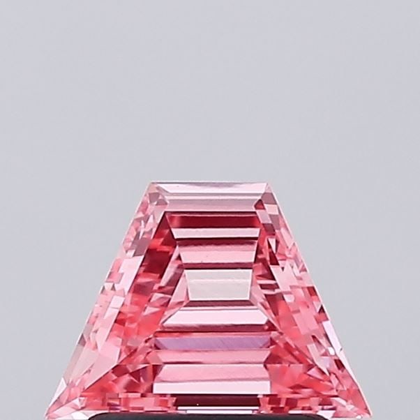 Loose Diamond - TRAPEZOID 0.79ct Fancy Intense Pink VVS2: Loose Diamond - TRAPEZOID 0.79ct Fancy Intense Pink VVS2 Source: This is a real non-mined Diamond that has been grown in a lab Shape: TRAPEZOID Carats: 0.79 Color: Fancy Intense Pink Certification: NO