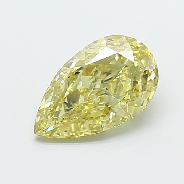 Loose Diamond - PEAR 1.22ct Fancy Intense Yellow VS1: Loose Diamond - PEAR 1.22ct Fancy Intense Yellow VS1 Source: This is a real non-mined Diamond that has been grown in a lab Shape: PEAR Carats: 1.22 Color: Fancy Intense Yellow Certification: IGI Video