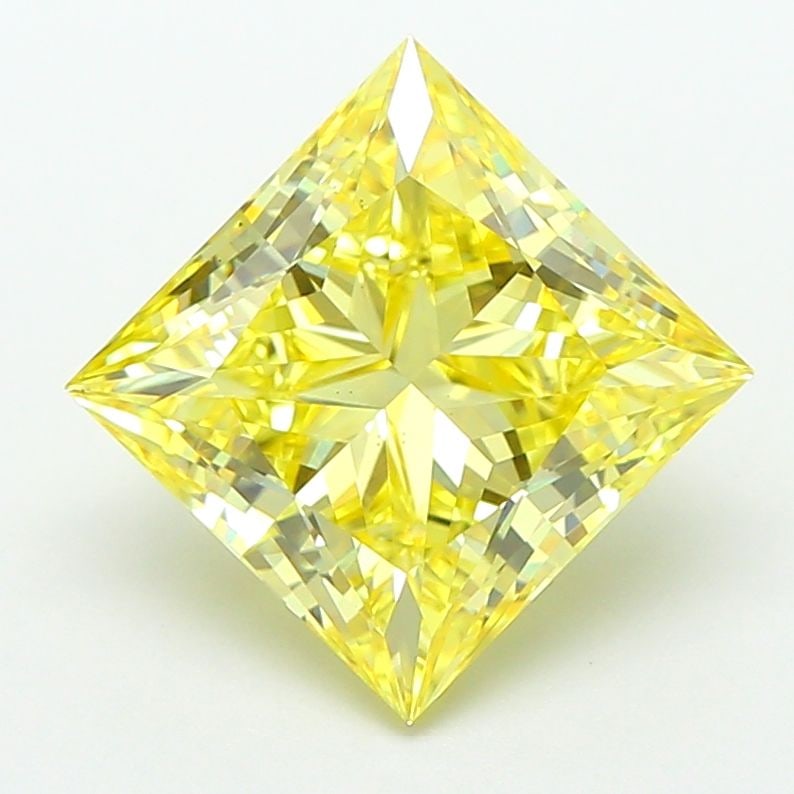 Loose Diamond - PRINCESS 3.53ct Fancy Intense Yellow VS1: Loose Diamond - PRINCESS 3.53ct Fancy Intense Yellow VS1 Source: This is a real non-mined Diamond that has been grown in a lab Shape: PRINCESS Carats: 3.53 Color: Fancy Intense Yellow Certification: I