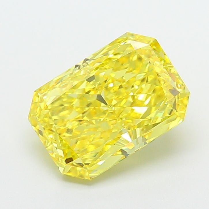 Loose Diamond - RADIANT 4.69ct Fancy Vivid Yellow VS1: Loose Diamond - RADIANT 4.69ct Fancy Vivid Yellow VS1 Source: This is a real non-mined Diamond that has been grown in a lab Shape: RADIANT Carats: 4.69 Color: Fancy Vivid Yellow Certification: IGI Vid