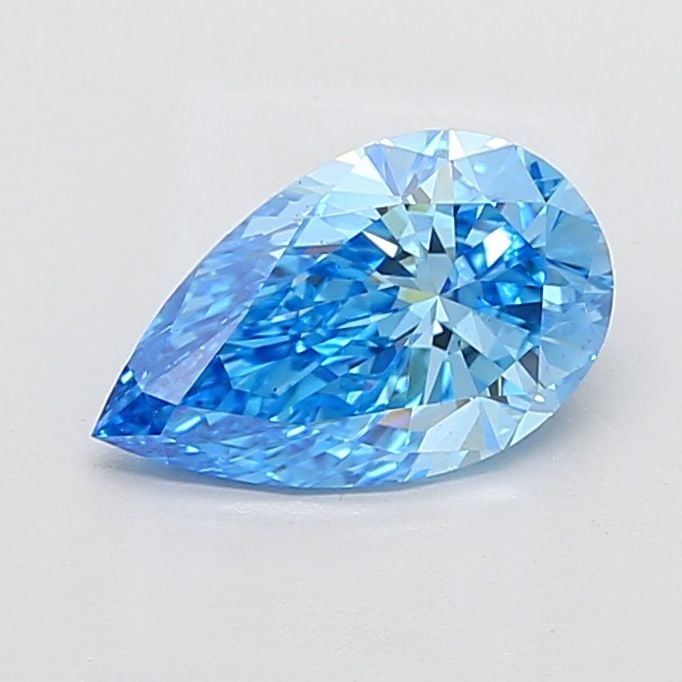 Loose Diamond - PEAR 2.05ct Fancy Vivid Blue VS2: Loose Diamond - PEAR 2.05ct Fancy Vivid Blue VS2 Source: This is a real non-mined Diamond that has been grown in a lab Shape: PEAR Carats: 2.05 Color: Fancy Vivid Blue Certification: IGI Video: