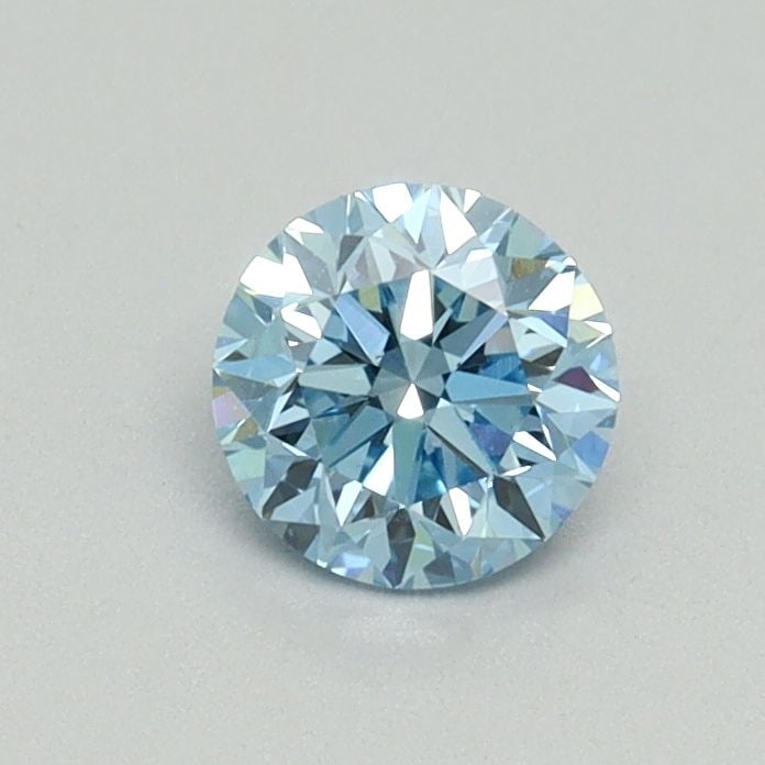 Loose Diamond - ROUND 0.5ct Fancy Vivid Blue VS1: Loose Diamond - ROUND 0.5ct Fancy Vivid Blue VS1 Source: This is a real non-mined Diamond that has been grown in a lab Shape: ROUND Carats: 0.5 Color: Fancy Vivid Blue Certification: IGI Video: