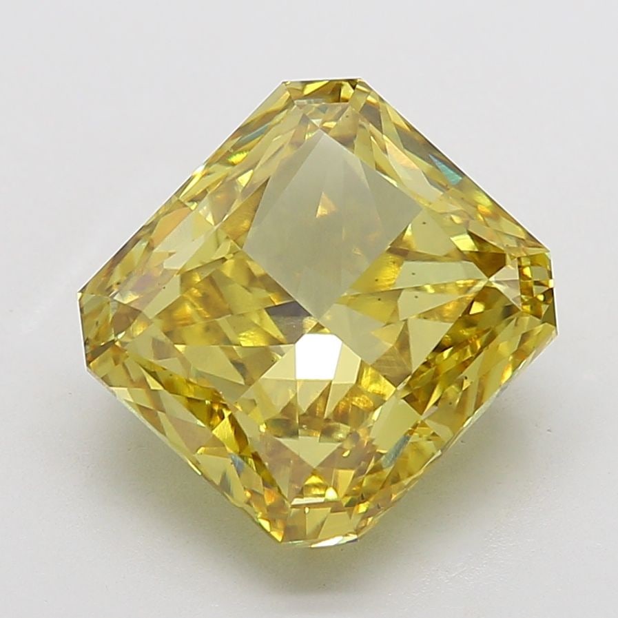 Loose Diamond - RADIANT 10.57ct Fancy Vivid Yellow VS1: Loose Diamond - RADIANT 10.57ct Fancy Vivid Yellow VS1 Source: This is a real non-mined Diamond that has been grown in a lab Shape: RADIANT Carats: 10.57 Color: Fancy Vivid Yellow Certification: IGI V
