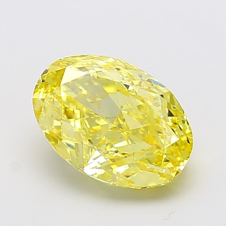 Loose Diamond - OVAL 4.04ct Fancy Intense Yellow VS2: Loose Diamond - OVAL 4.04ct Fancy Intense Yellow VS2 Source: This is a real non-mined Diamond that has been grown in a lab Shape: OVAL Carats: 4.04 Color: Fancy Intense Yellow Certification: IGI Video
