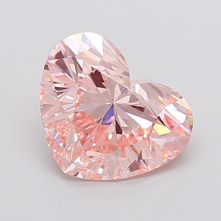 Loose Diamond - HEART 4.07ct Fancy Intense Pink VS1: Loose Diamond - HEART 4.07ct Fancy Intense Pink VS1 Source: This is a real non-mined Diamond that has been grown in a lab Shape: HEART Carats: 4.07 Color: Fancy Intense Pink Certification: IGI The Dia