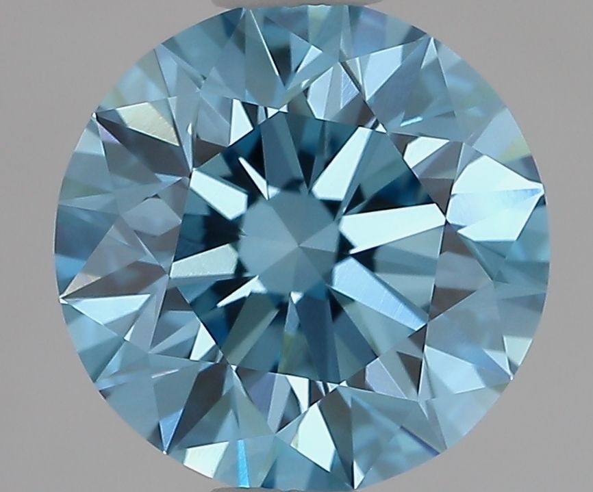 Loose Diamond - ROUND 2.04ct Fancy Vivid Blue VVS2: Loose Diamond - ROUND 2.04ct Fancy Vivid Blue VVS2 Source: This is a real non-mined Diamond that has been grown in a lab Shape: ROUND Carats: 2.04 Color: Fancy Vivid Blue Certification: IGI Video: