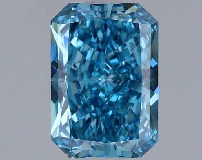 Loose Diamond - RADIANT 1.01ct Blue VVS2: Loose Diamond - RADIANT 1.01ct Blue VVS2 Source: This is a real non-mined Diamond that has been grown in a lab Shape: RADIANT Carats: 1.01 Color: Blue Certification: NONE Video: