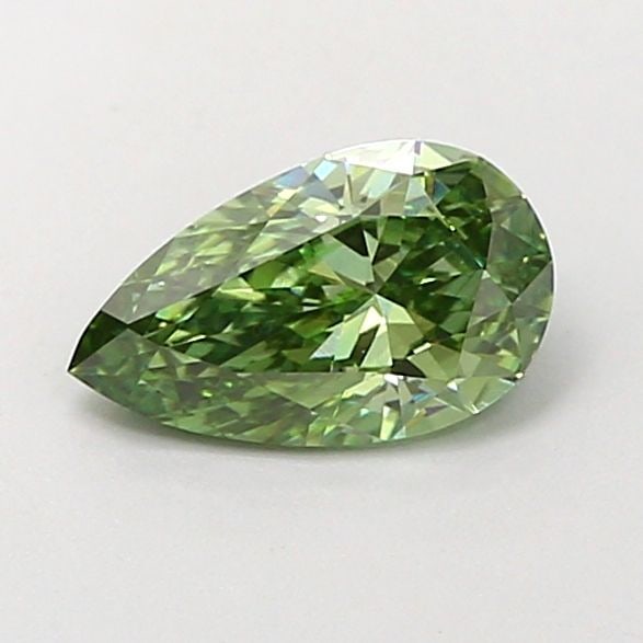 Loose Diamond - PEAR 0.74ct Fancy Vivid Green VS1: Loose Diamond - PEAR 0.74ct Fancy Vivid Green VS1 Source: This is a real non-mined Diamond that has been grown in a lab Shape: PEAR Carats: 0.74 Color: Fancy Vivid Green Certification: IGI Video: