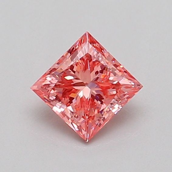 Loose Diamond - PRINCESS 0.56ct Fancy Vivid Pink VS1: Loose Diamond - PRINCESS 0.56ct Fancy Vivid Pink VS1 Source: This is a real non-mined Diamond that has been grown in a lab Shape: PRINCESS Carats: 0.56 Color: Fancy Vivid Pink Certification: IGI Video
