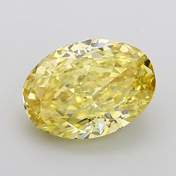 Loose Diamond - OVAL 5.11ct Fancy Intense Yellow VS1: Loose Diamond - OVAL 5.11ct Fancy Intense Yellow VS1 Source: This is a real non-mined Diamond that has been grown in a lab Shape: OVAL Carats: 5.11 Color: Fancy Intense Yellow Certification: IGI Video
