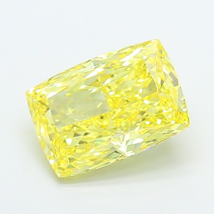 Loose Diamond - CUSHION MODIFIED 4.07ct Fancy Vivid Yellow VS2: Loose Diamond - CUSHION MODIFIED 4.07ct Fancy Vivid Yellow VS2 Source: This is a real non-mined Diamond that has been grown in a lab Shape: CUSHION MODIFIED Carats: 4.07 Color: Fancy Vivid Yellow Cert
