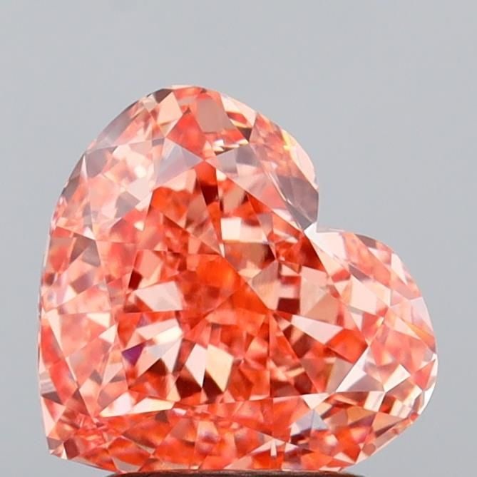 Loose Diamond - HEART 2.02ct Fancy Vivid Pink VVS2: Loose Diamond - HEART 2.02ct Fancy Vivid Pink VVS2 Source: This is a real non-mined Diamond that has been grown in a lab Shape: HEART Carats: 2.02 Color: Fancy Vivid Pink Certification: IGI Video: