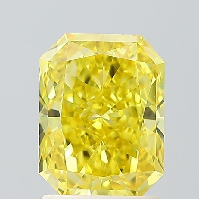 Loose Diamond - RADIANT 1.75ct Fancy Vivid Yellow VVS1: Loose Diamond - RADIANT 1.75ct Fancy Vivid Yellow VVS1 Source: This is a real non-mined Diamond that has been grown in a lab Shape: RADIANT Carats: 1.75 Color: Fancy Vivid Yellow Certification: IGI Vi