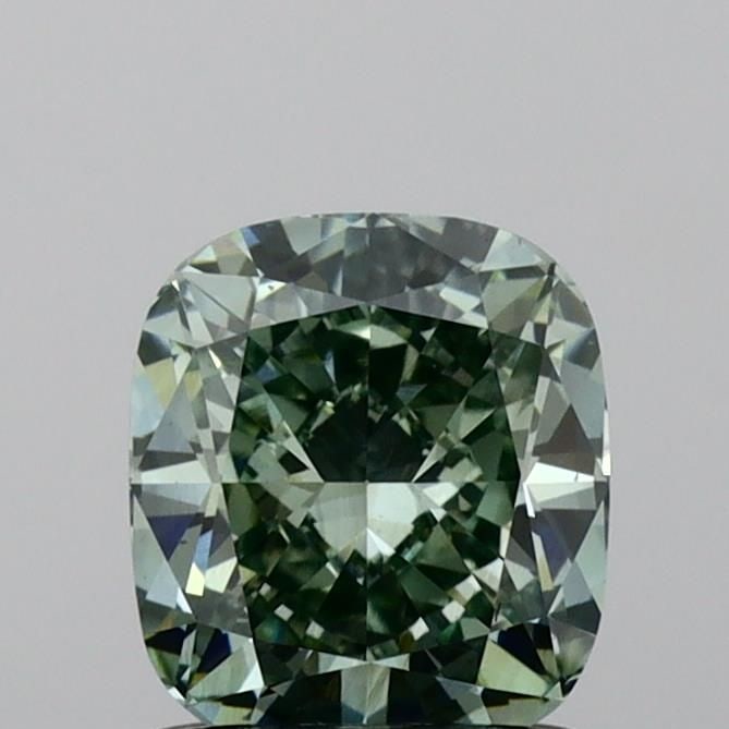 Loose Diamond - CUSHION MODIFIED 1.06ct Fancy Intense Green VS1: Loose Diamond - CUSHION MODIFIED 1.06ct Fancy Intense Green VS1 Source: This is a real non-mined Diamond that has been grown in a lab Shape: CUSHION MODIFIED Carats: 1.06 Color: Fancy Intense Green Ce