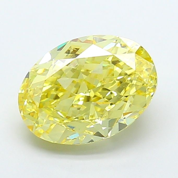 Loose Diamond - OVAL 5.02ct Fancy Intense Yellow VS1: Loose Diamond - OVAL 5.02ct Fancy Intense Yellow VS1 Source: This is a real non-mined Diamond that has been grown in a lab Shape: OVAL Carats: 5.02 Color: Fancy Intense Yellow Certification: IGI Video