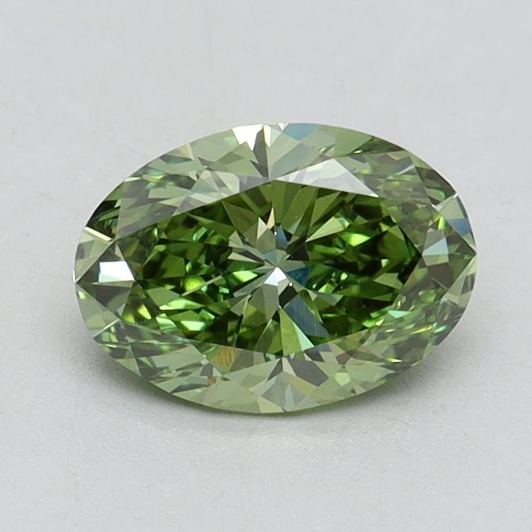 Loose Diamond - OVAL 1.0ct Fancy Vivid Green VVS2 (1 of 1)