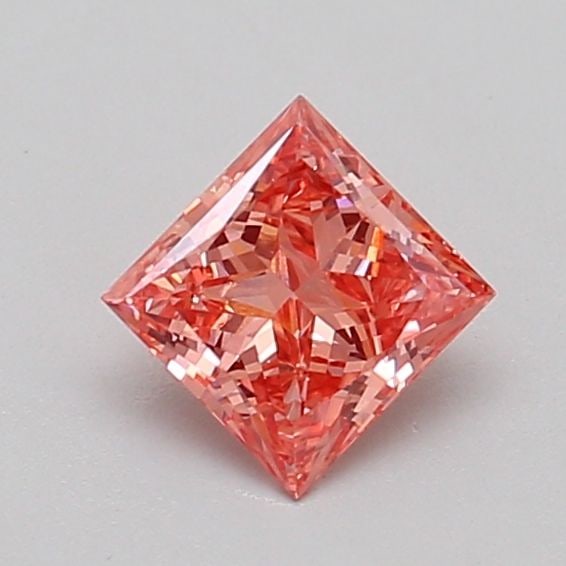 Loose Diamond - PRINCESS 0.55ct Fancy Vivid Pink VS2: Loose Diamond - PRINCESS 0.55ct Fancy Vivid Pink VS2 Source: This is a real non-mined Diamond that has been grown in a lab Shape: PRINCESS Carats: 0.55 Color: Fancy Vivid Pink Certification: IGI Video