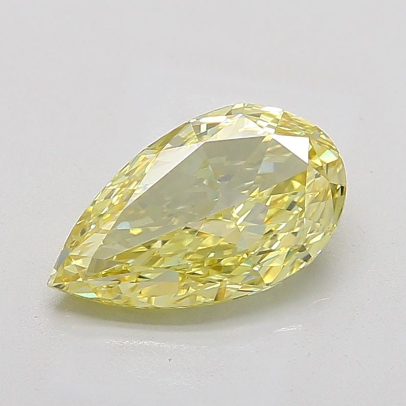 Loose Diamond - PEAR 2.56ct Fancy Yellow VVS2: Loose Diamond - PEAR 2.56ct Fancy Yellow VVS2 Source: This is a real non-mined Diamond that has been grown in a lab Shape: PEAR Carats: 2.56 Color: Fancy Yellow Certification: IGI Video: