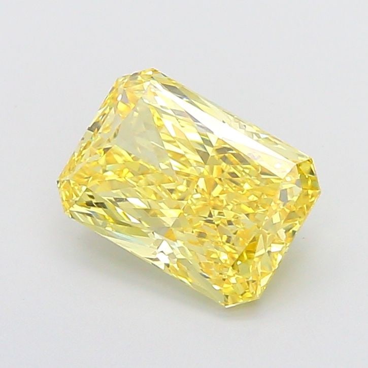 Loose Diamond - RADIANT 5.0ct Fancy Vivid Yellow VS1: Loose Diamond - RADIANT 5.0ct Fancy Vivid Yellow VS1 Source: This is a real non-mined Diamond that has been grown in a lab Shape: RADIANT Carats: 5.0 Color: Fancy Vivid Yellow Certification: IGI Video