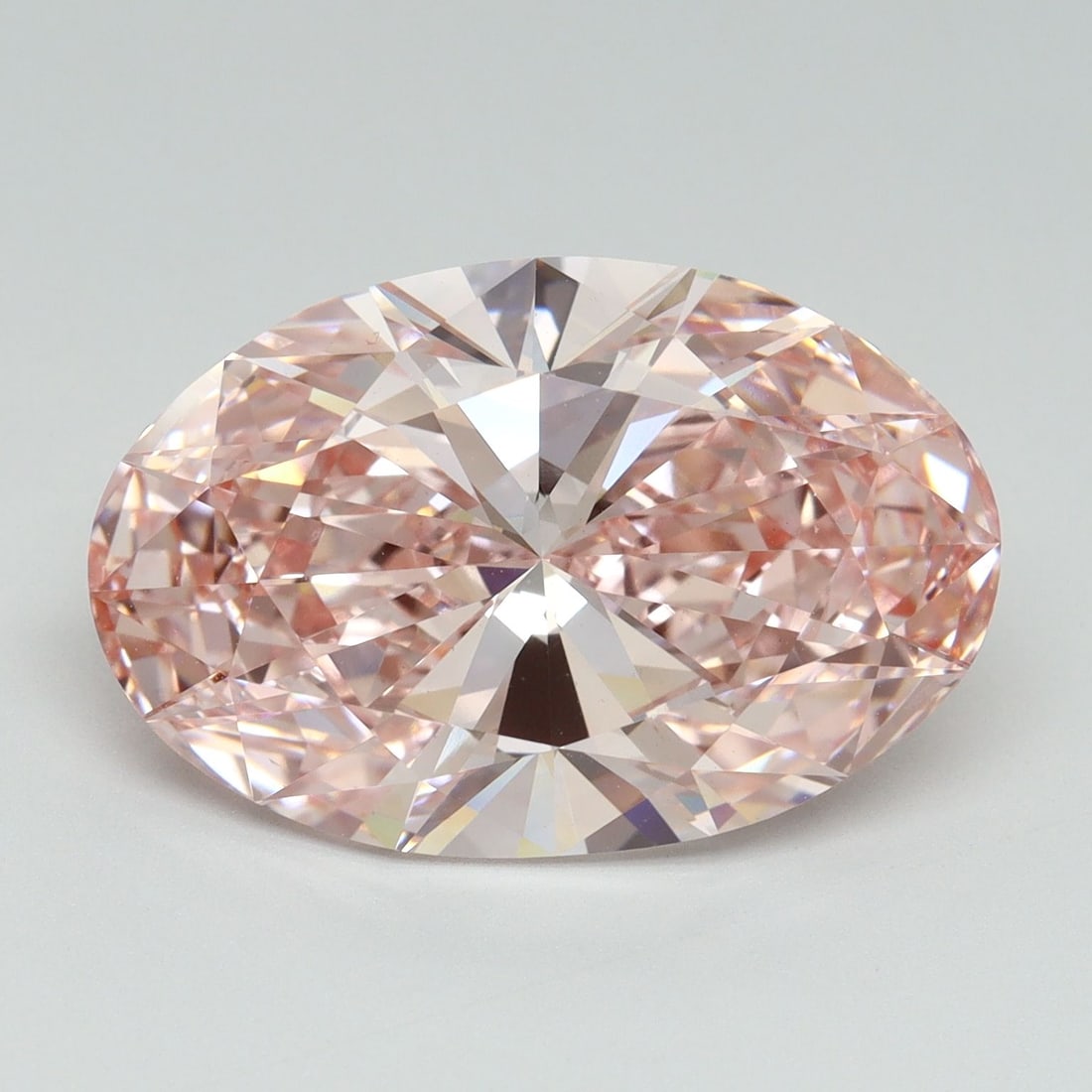 Loose Diamond - OVAL 7.82ct Fancy Intense Pink VS1: Loose Diamond - OVAL 7.82ct Fancy Intense Pink VS1 Source: This is a real non-mined Diamond that has been grown in a lab Shape: OVAL Carats: 7.82 Color: Fancy Intense Pink Certification: IGI Video:
