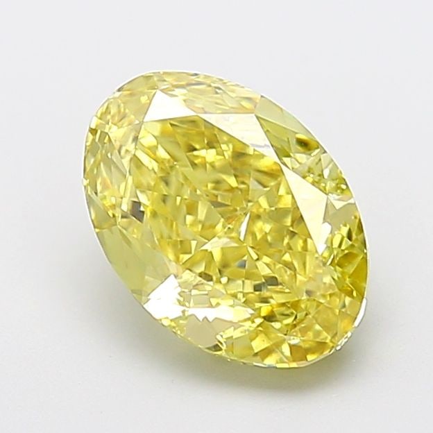 Loose Diamond - OVAL 2.84ct Fancy Vivid Yellow VS1: Loose Diamond - OVAL 2.84ct Fancy Vivid Yellow VS1 Source: This is a real non-mined Diamond that has been grown in a lab Shape: OVAL Carats: 2.84 Color: Fancy Vivid Yellow Certification: IGI Video: