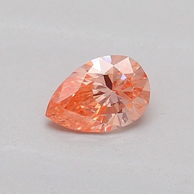 Loose Diamond - PEAR 0.18ct Fancy Vivid Orange VS1: Loose Diamond - PEAR 0.18ct Fancy Vivid Orange VS1 Source: This is a real non-mined Diamond that has been grown in a lab Shape: PEAR Carats: 0.18 Color: Fancy Vivid Orange Certification: IGI The Diamo