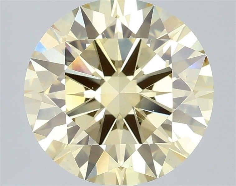 Ideal Loose Diamond - ROUND 3.06ct Fancy Light Yellow VS1: Ideal Loose Diamond - ROUND 3.06ct Fancy Light Yellow VS1 Source: This is a real non-mined Diamond that has been grown in a lab Shape: ROUND Carats: 3.06 Color: Fancy Light Yellow Certification: IGI V