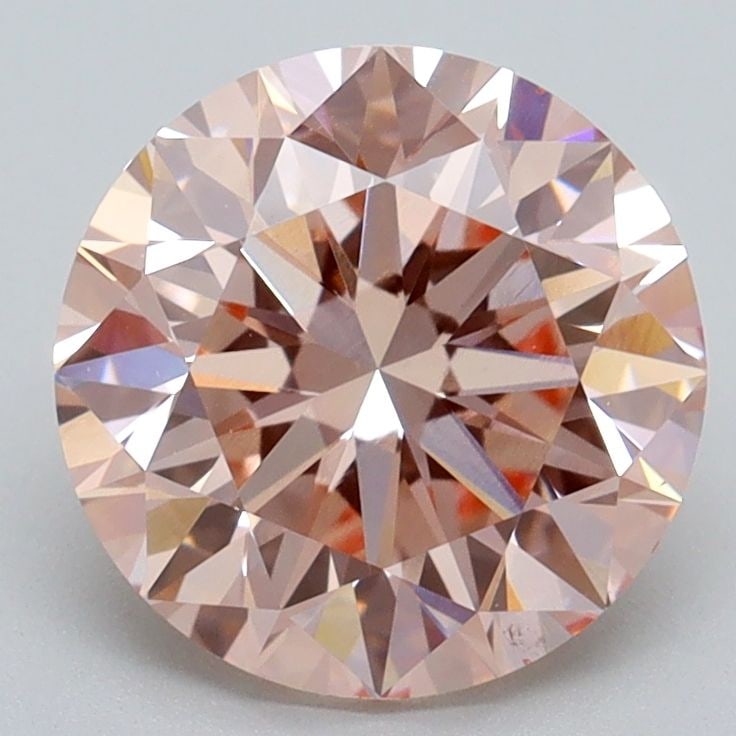 Loose Diamond - ROUND 2.7ct Fancy Intense Pink VS1: Loose Diamond - ROUND 2.7ct Fancy Intense Pink VS1 Source: This is a real non-mined Diamond that has been grown in a lab Shape: ROUND Carats: 2.7 Color: Fancy Intense Pink Certification: IGI Video: