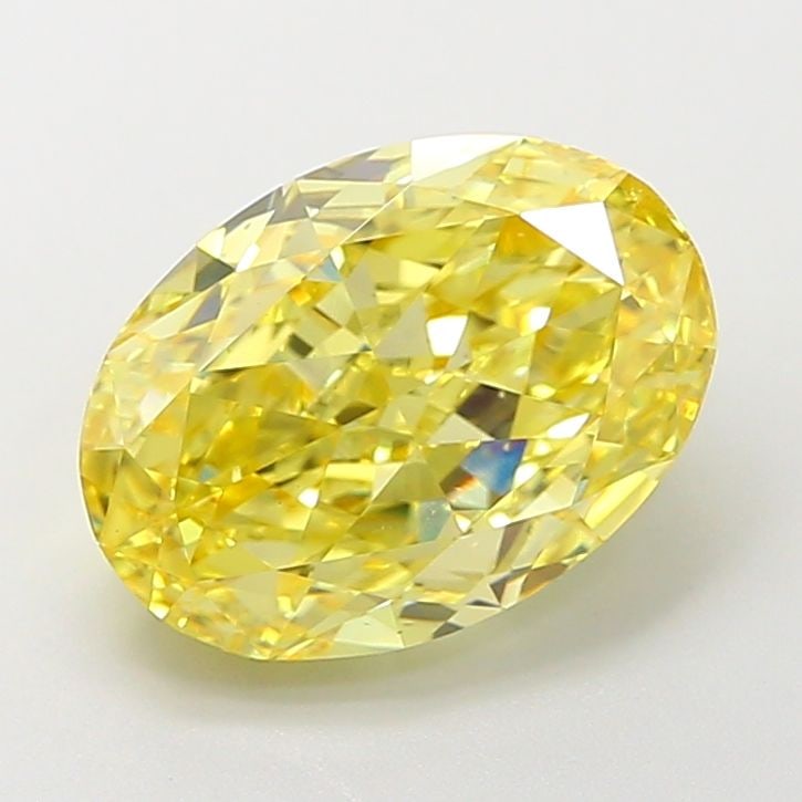 Loose Diamond - OVAL 3.75ct Fancy Intense Yellow VS2: Loose Diamond - OVAL 3.75ct Fancy Intense Yellow VS2 Source: This is a real non-mined Diamond that has been grown in a lab Shape: OVAL Carats: 3.75 Color: Fancy Intense Yellow Certification: IGI Video