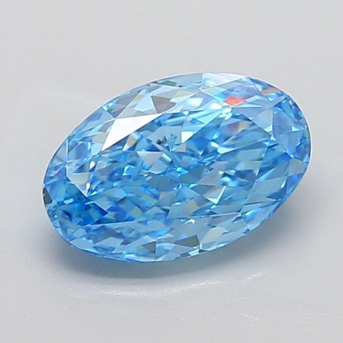 Loose Diamond - OVAL 3.52ct Fancy Vivid Blue VS1: Loose Diamond - OVAL 3.52ct Fancy Vivid Blue VS1 Source: This is a real non-mined Diamond that has been grown in a lab Shape: OVAL Carats: 3.52 Color: Fancy Vivid Blue Certification: IGI Video: